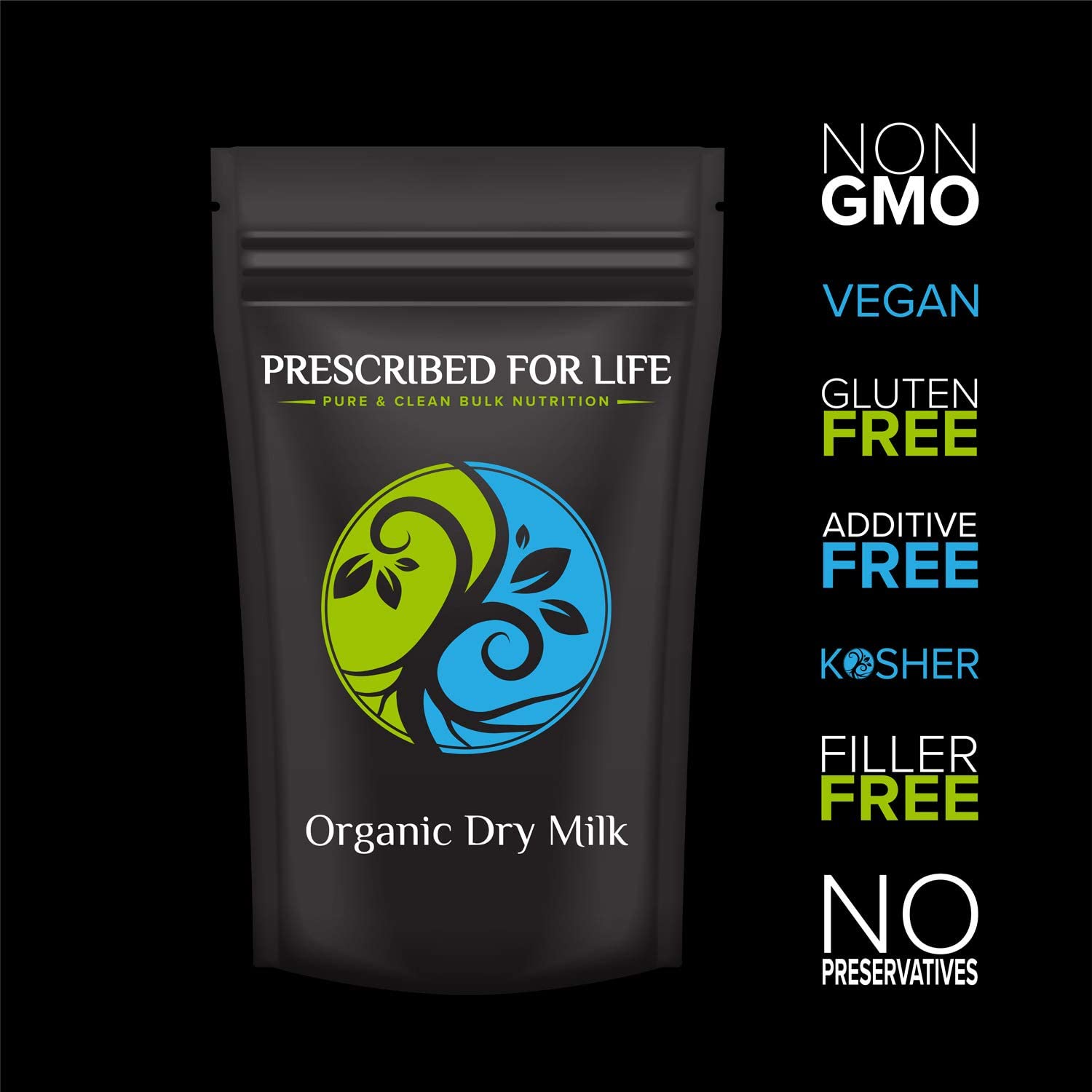 Organic Dry Milk Powder | USDA Grade A Whole Milk rBST & rBGH Free, Non-GMO, Kosher | Shelf Stable Powdered Milk, 2 kg - Image 3